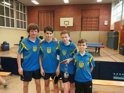 Tischtennis Meistermannschaft Schüler 2013/2014